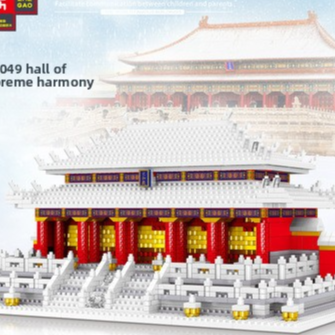 Imperial Architectural Series Micro-Diamond Landmark Exhibition Set