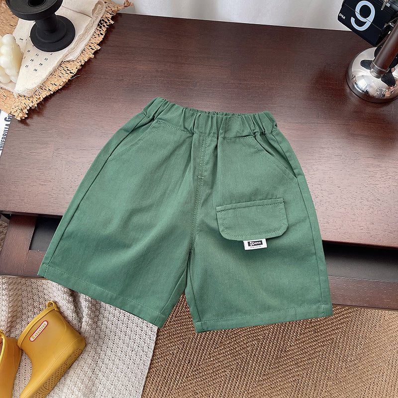 Childrens Short Sleeve Printed Two-Piece Set