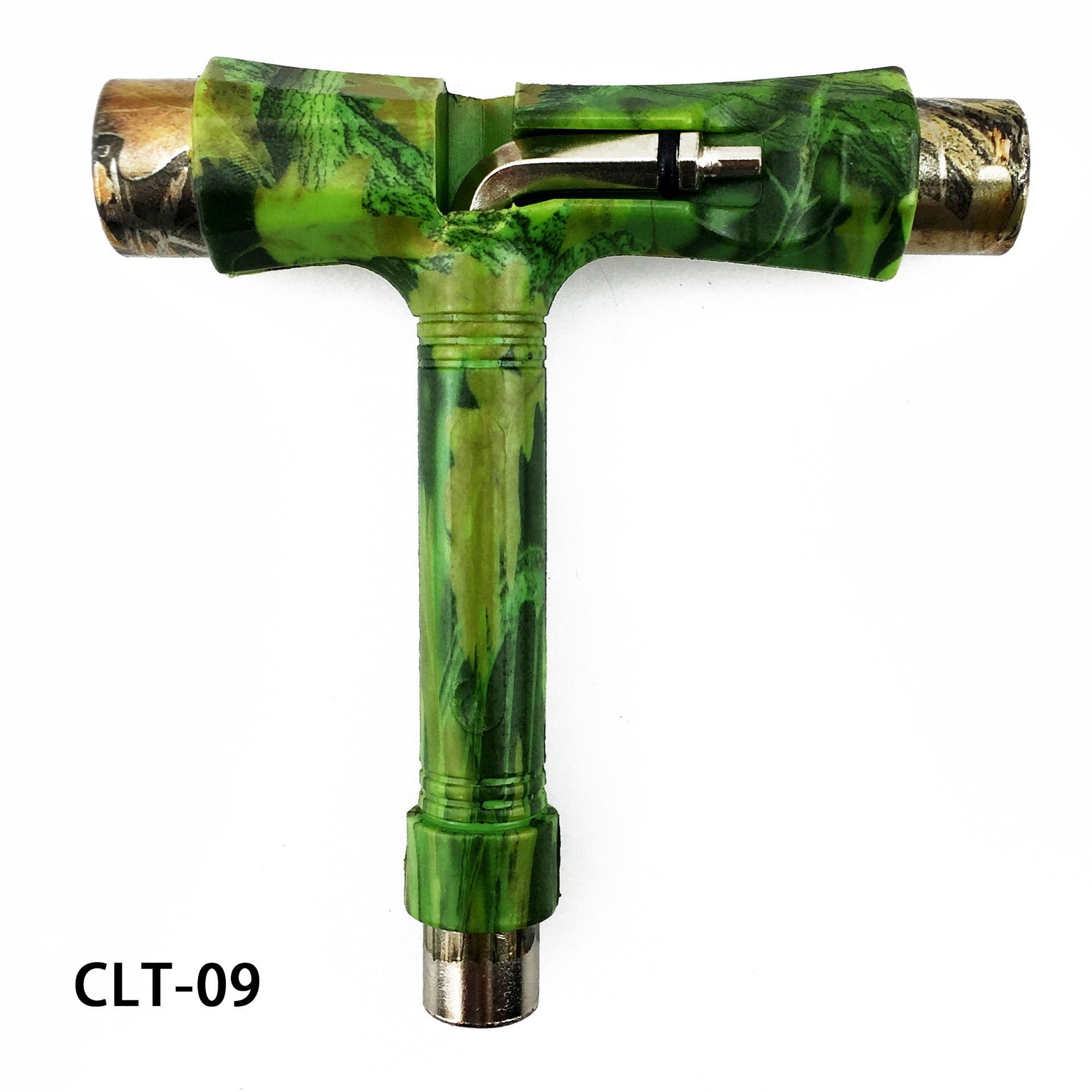 Multi-functional skateboard T-shaped tool
