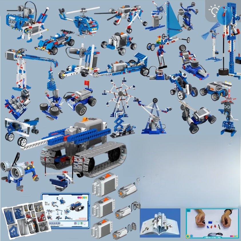 Remote-Controlled Tank Box Building Toy