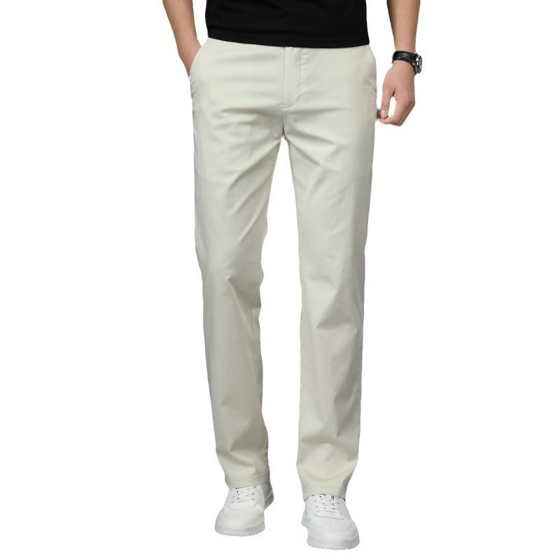 Mens Straight Fit Summer Casual Pants