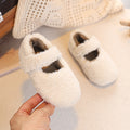 Childrens Plush Velcro Winter Shoes