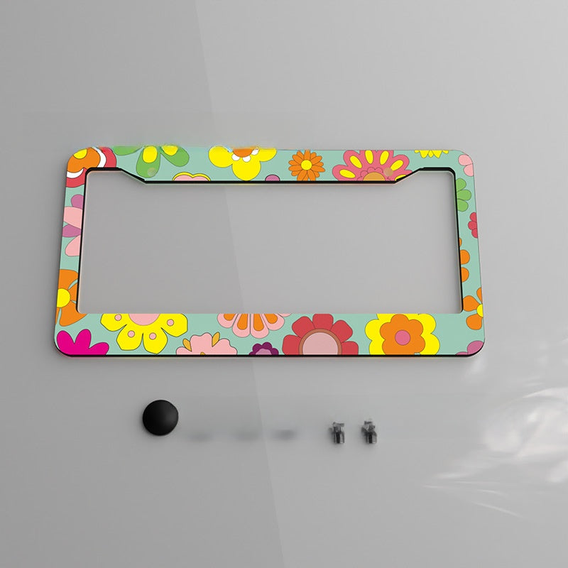 US Standard License Plate Frame with UV Coating