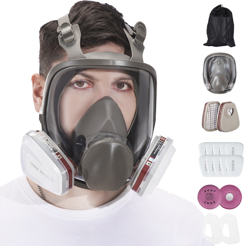 Silicone Gas Mask for Toxic Fume Protection