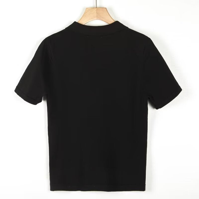 Men's Short Sleeve Lapel T-Shirt