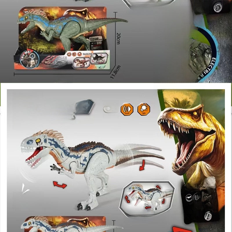 Large Remote Control Dinosaur Toy with Sound and Light