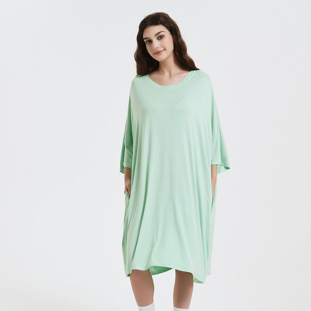 Womens Loose Fit Rayon T-Shirt