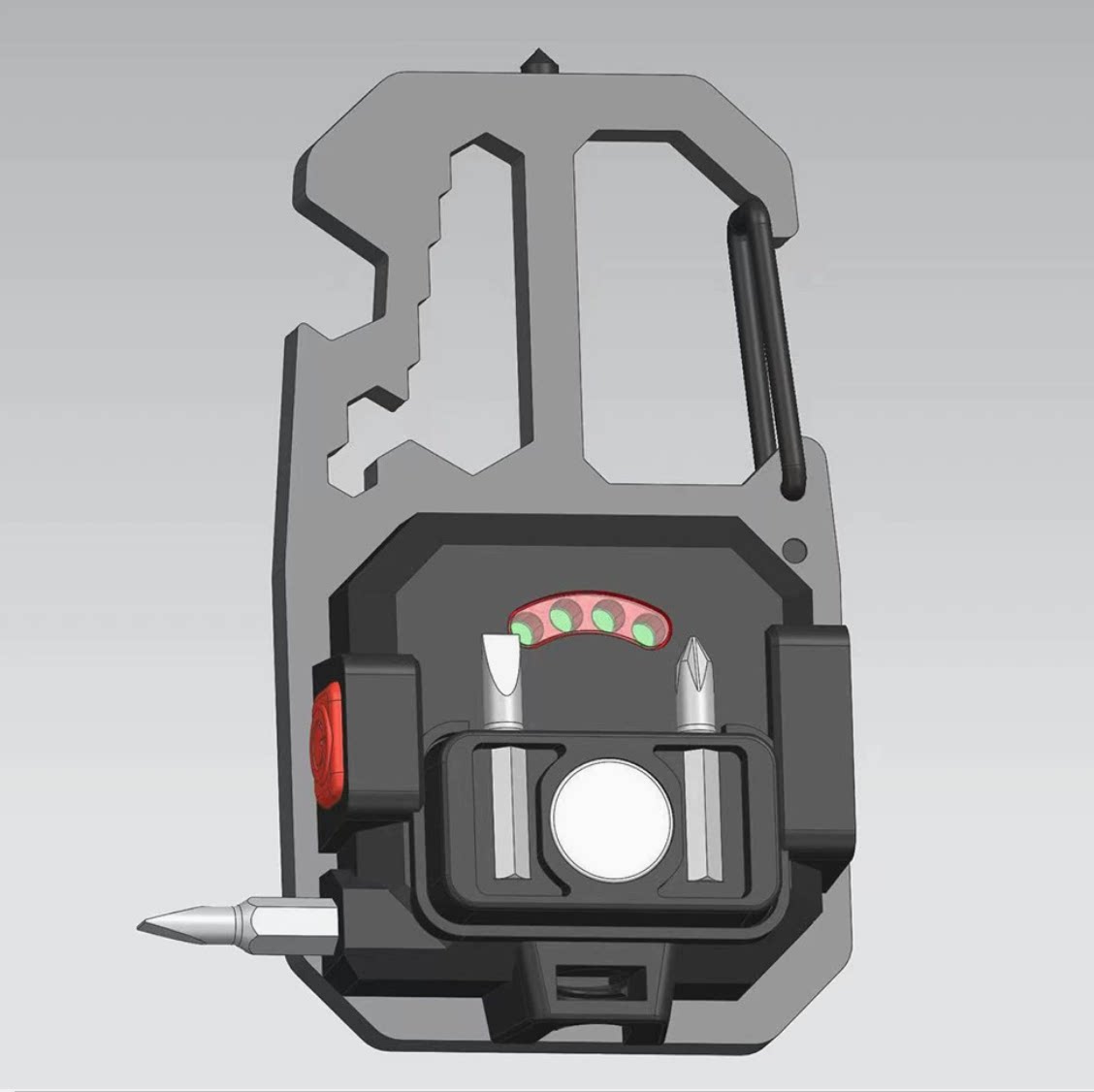 Multifunctional Portable Keychain Light with Type-C Charging