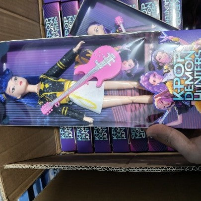 Articulated Music Doll with Colorful Lights