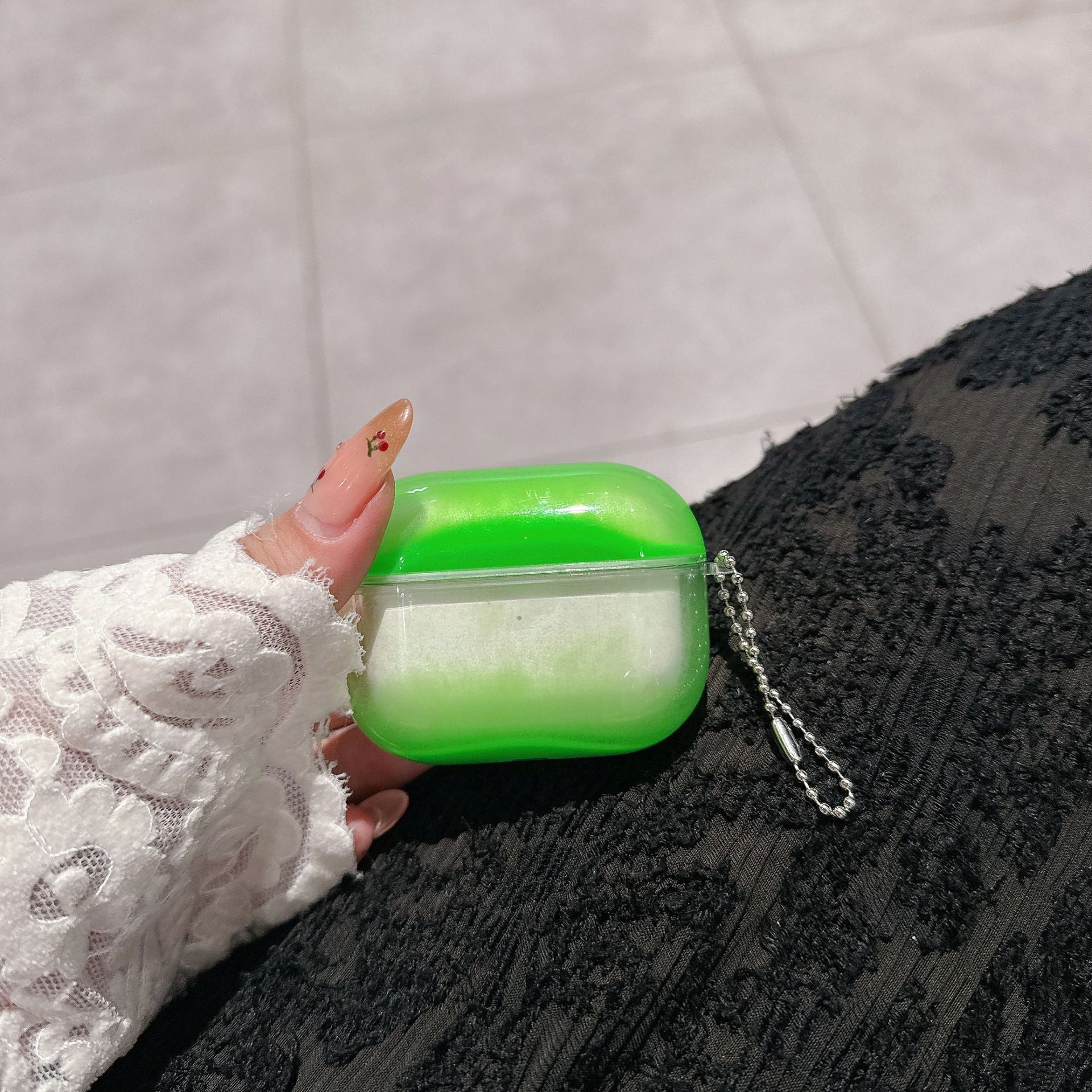 Luminous AirPods Protective Case TPU Quicksand Design