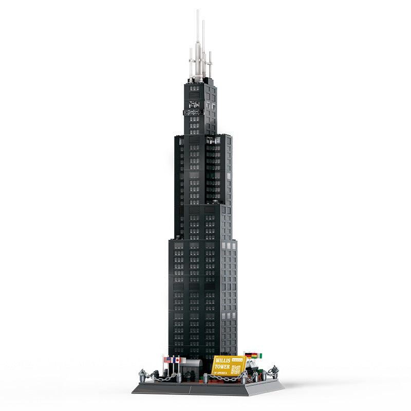 Chicago Willis Tower Building Blocks Educational Toy