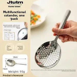 Stainless Steel Kitchen Spoon with Colander