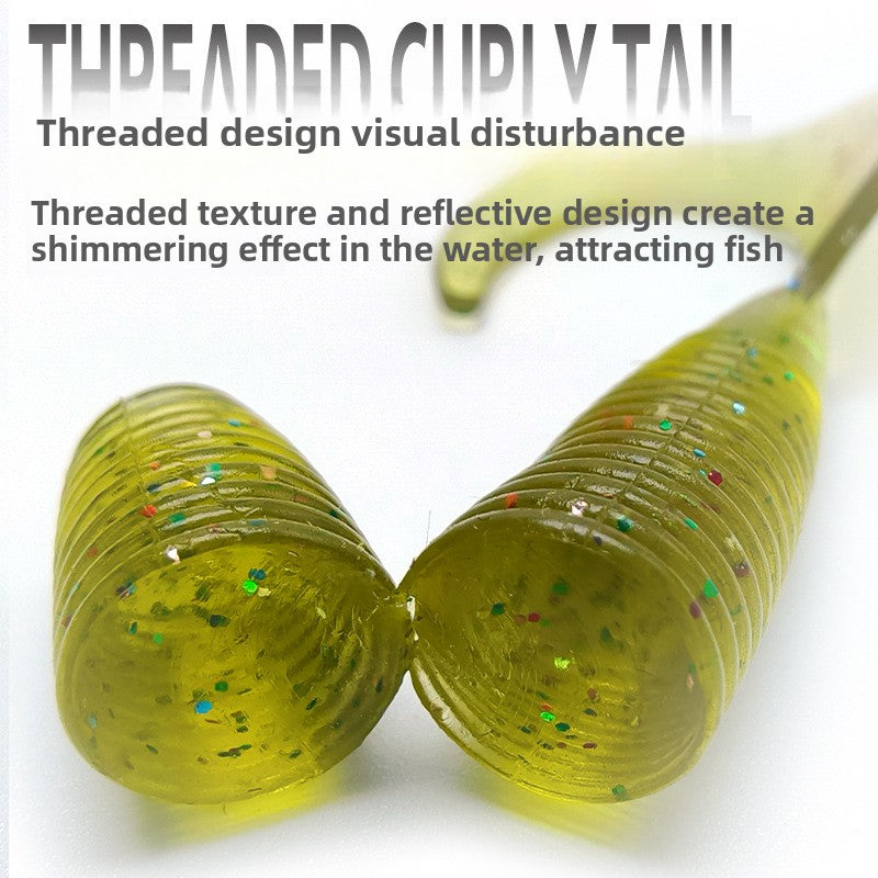Spiral Tail Soft Fishing Bait