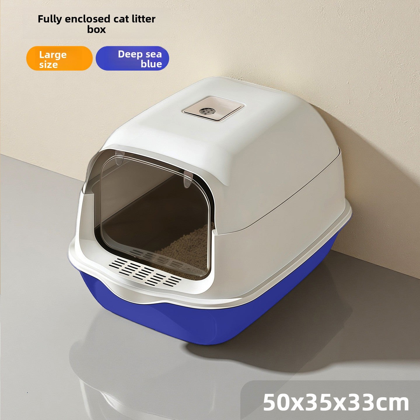 Enclosed Smart cat Litter Box- UV Sterilization & Odor Control