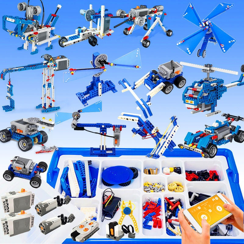 Remote-Controlled Tank Box Building Toy