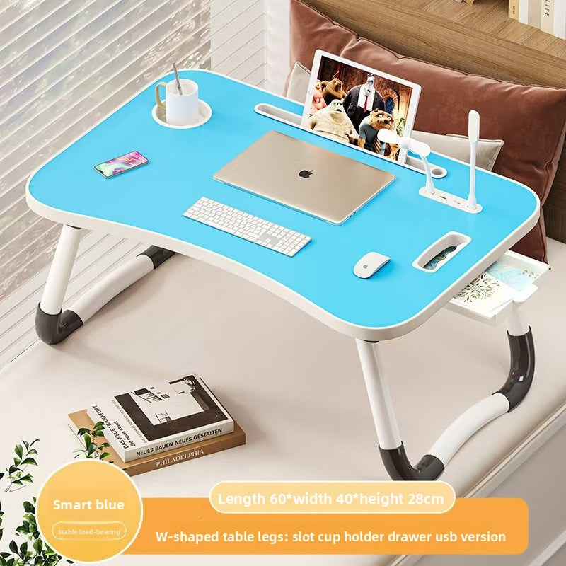 Foldable Bed Desk with Multi-Functional Design