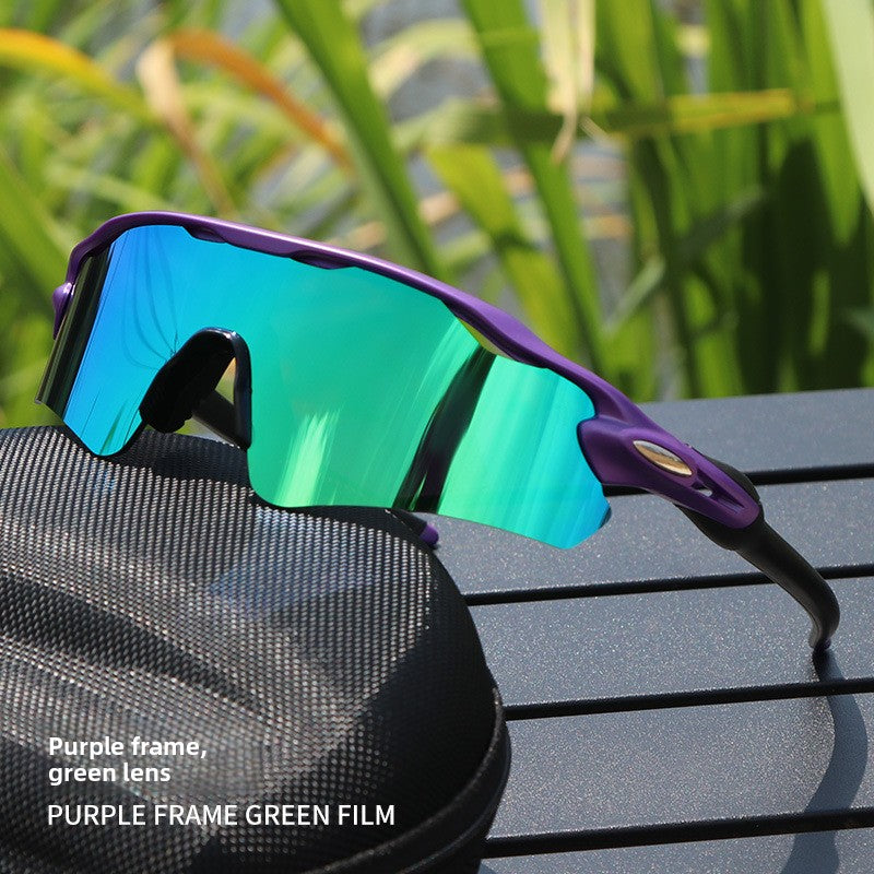 TR90 Sports Riding Sunglasses UV400 Protection Half Frame