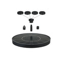 Solar Powered Garden Fountain Pump with Multiple Spray Patterns