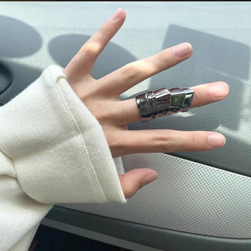 Anime Geometric Armor Joint Ring
