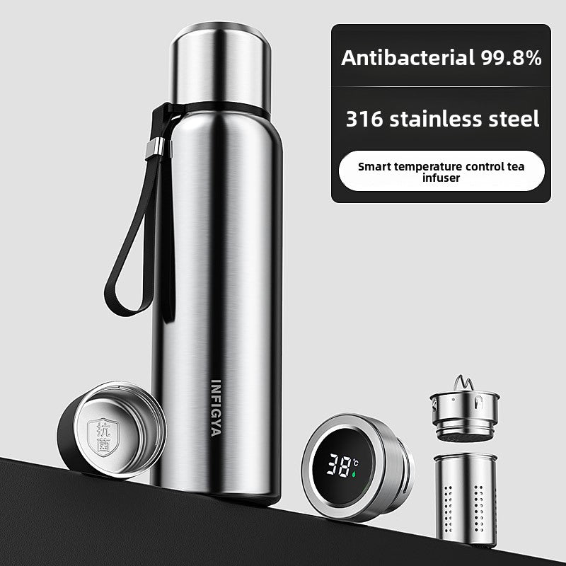Stainless Steel Insulated Water Cup with Tea Separation
