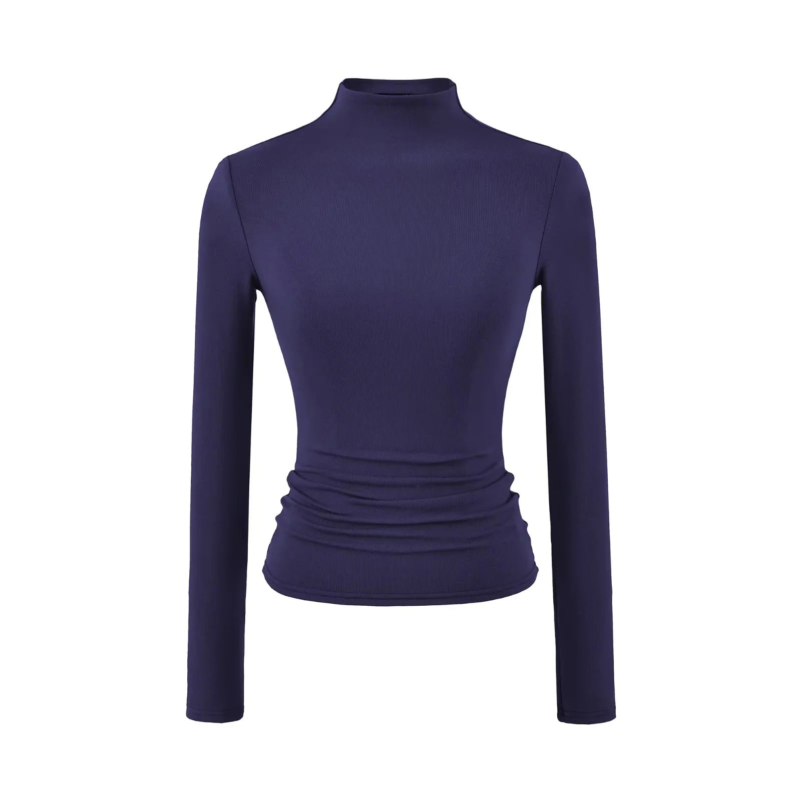 Women's Slim Fit Long Sleeve Turtleneck Shirt