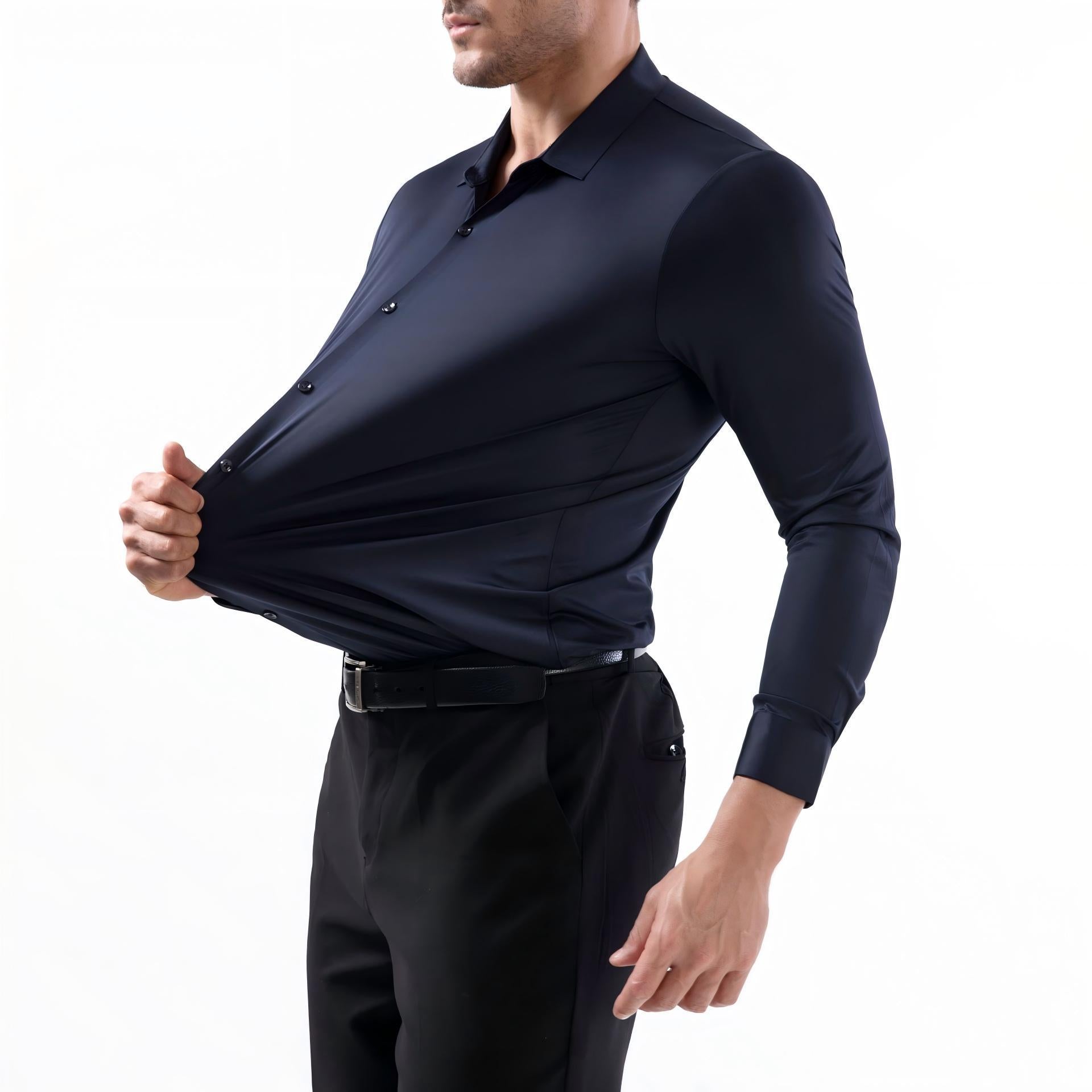 Stretch Wrinkle Resistant Mens Shirt