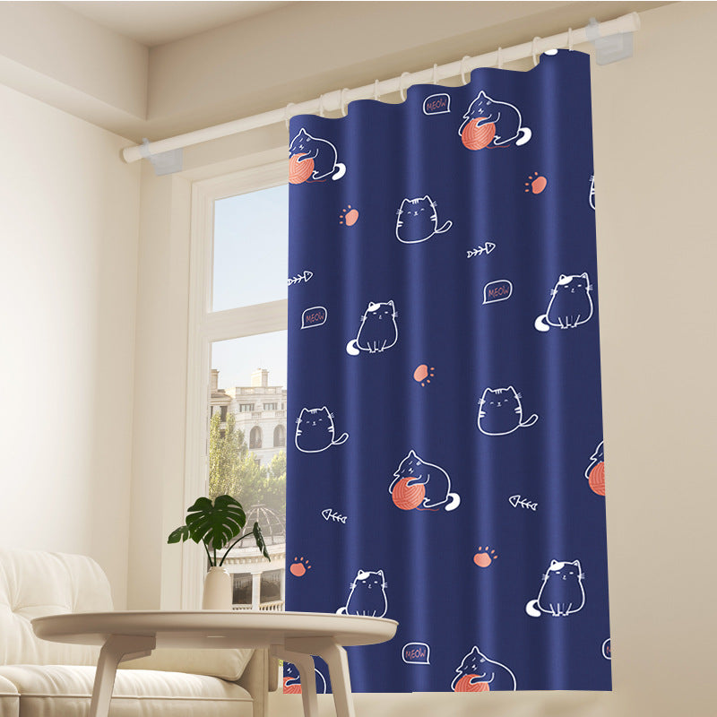 Recommendation: Damage-Free No-Drill Semi Blackout Curtains – Decorative Print Window Drapes for Easy Installation