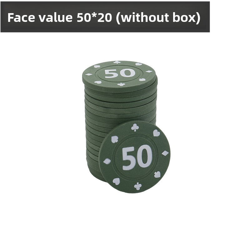 Plastic Poker Chips for Card Games