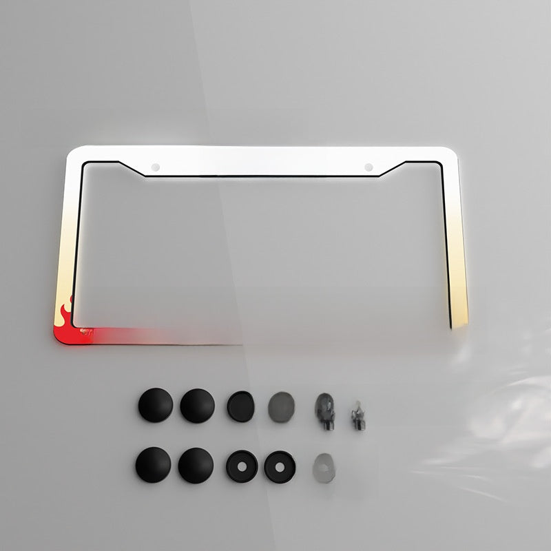 US Standard License Plate Frame with UV Coating
