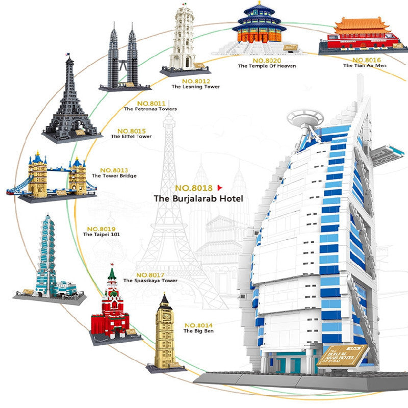 Ultimate Exhibition Series World Architectural Landmark Block Set
