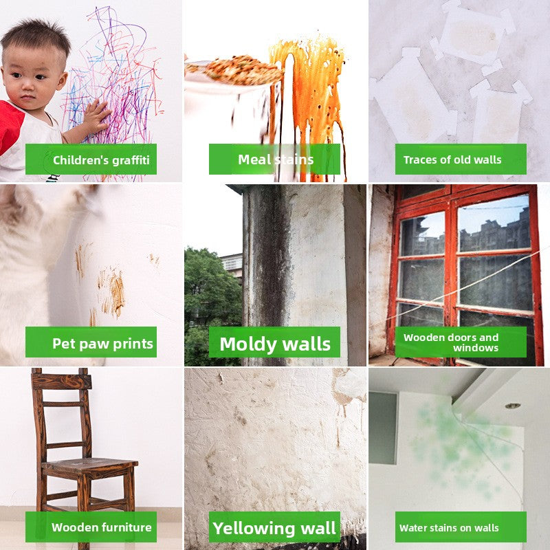 White repair latex wall paint