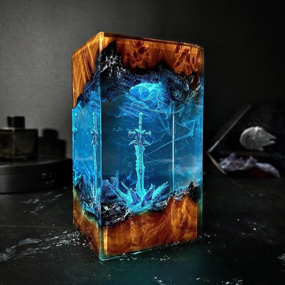 Magic Sword Art Resin Night Light
