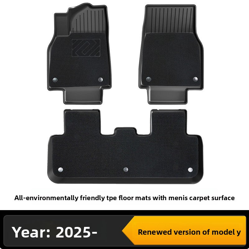 Tesla Model 3/Y Custom Fit TPE All-Weather Floor Mats