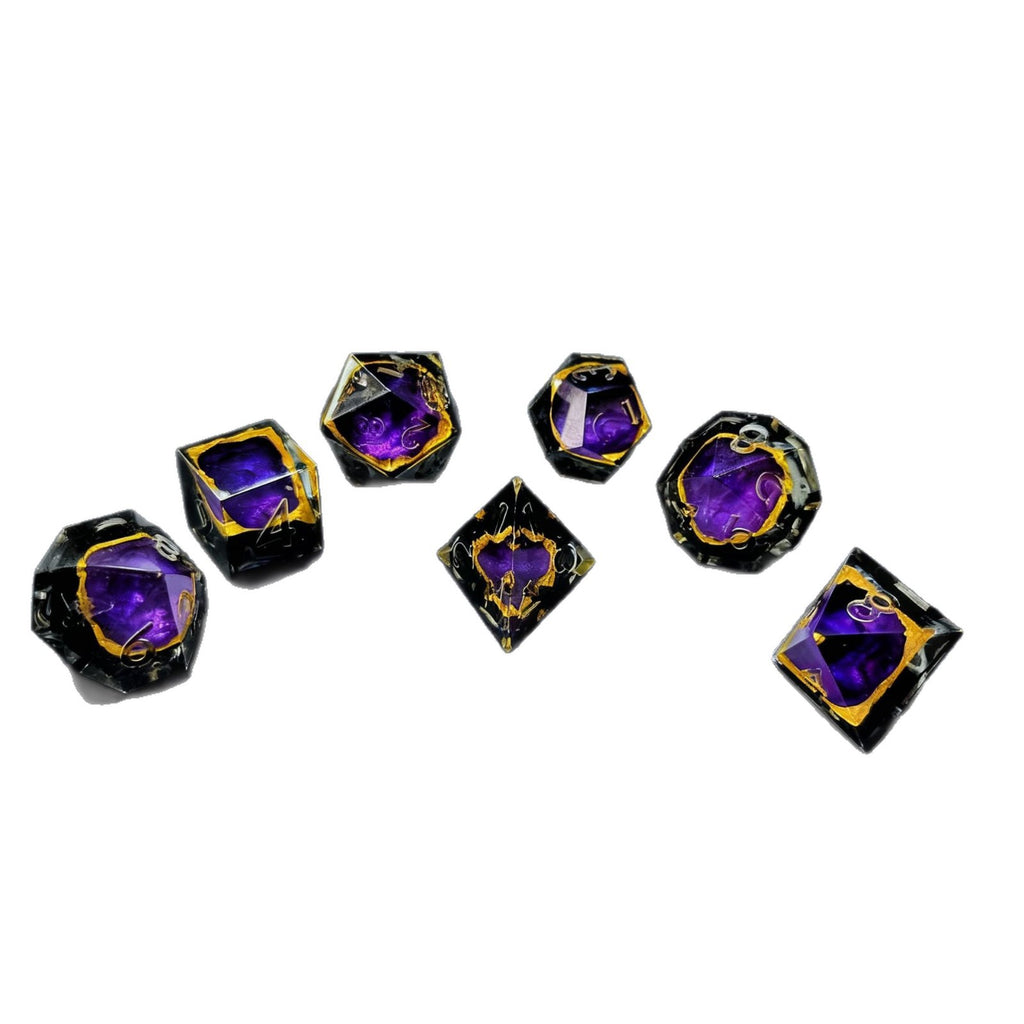 Polyhedral Resin Dice Set for Tabletop Games