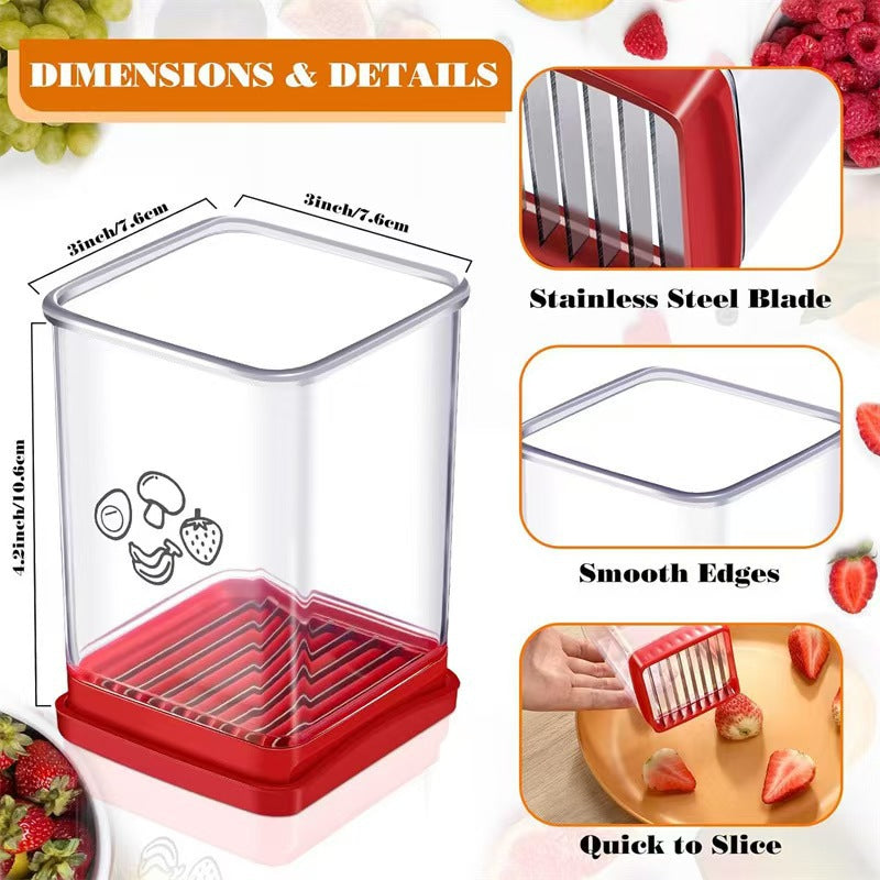 Manual Rapid Fruit & Vegetable Slicer | 304 Stainless steel Multi-Cutter