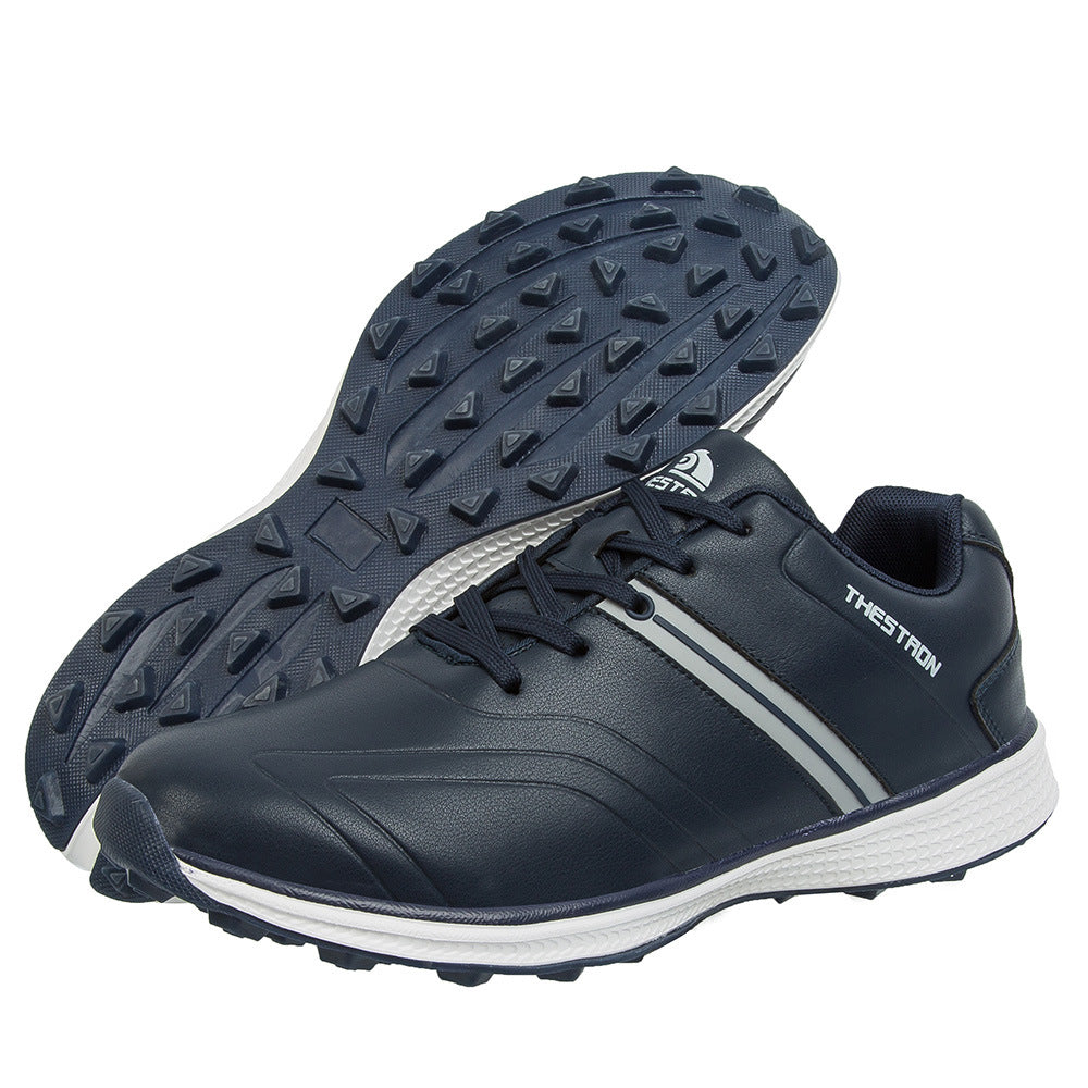 Mens Waterproof Golf Shoes Microfiber