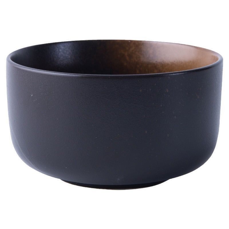 Japanese-Style Porcelain Rice Bowl