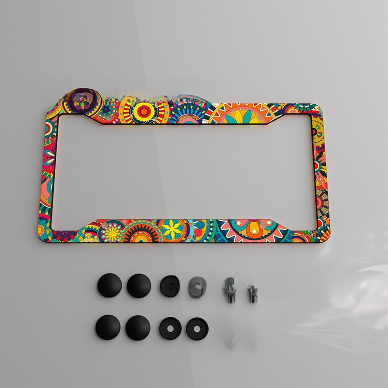 US Standard License Plate Frame with UV Coating
