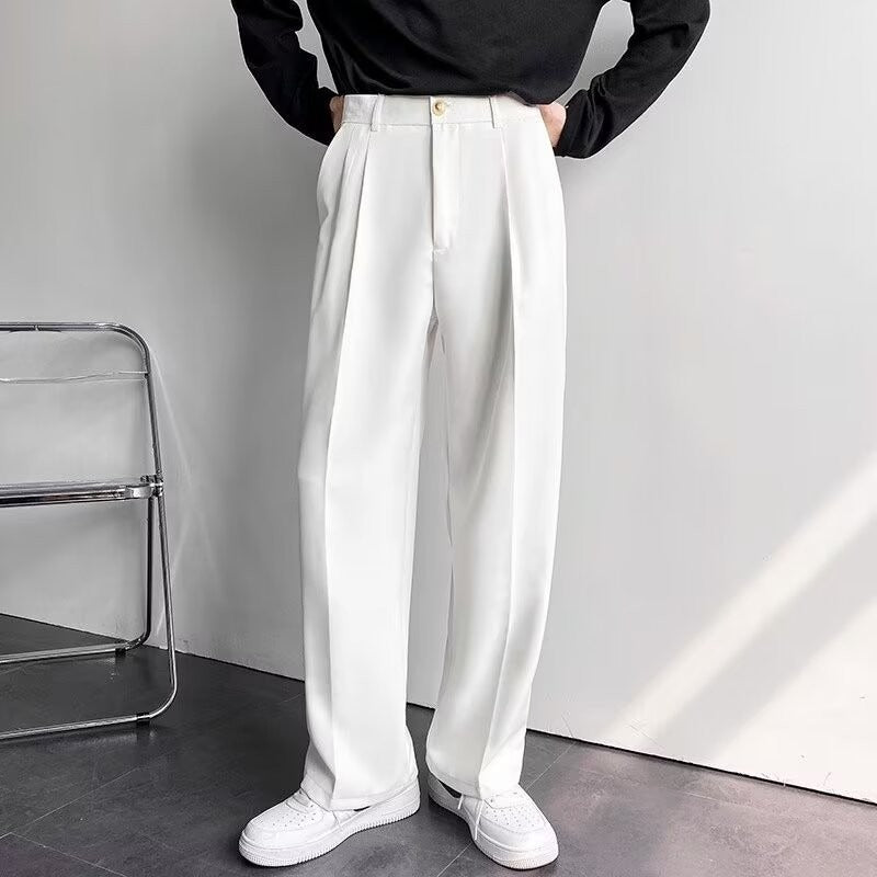Men's Straight Leg Casual Trousers