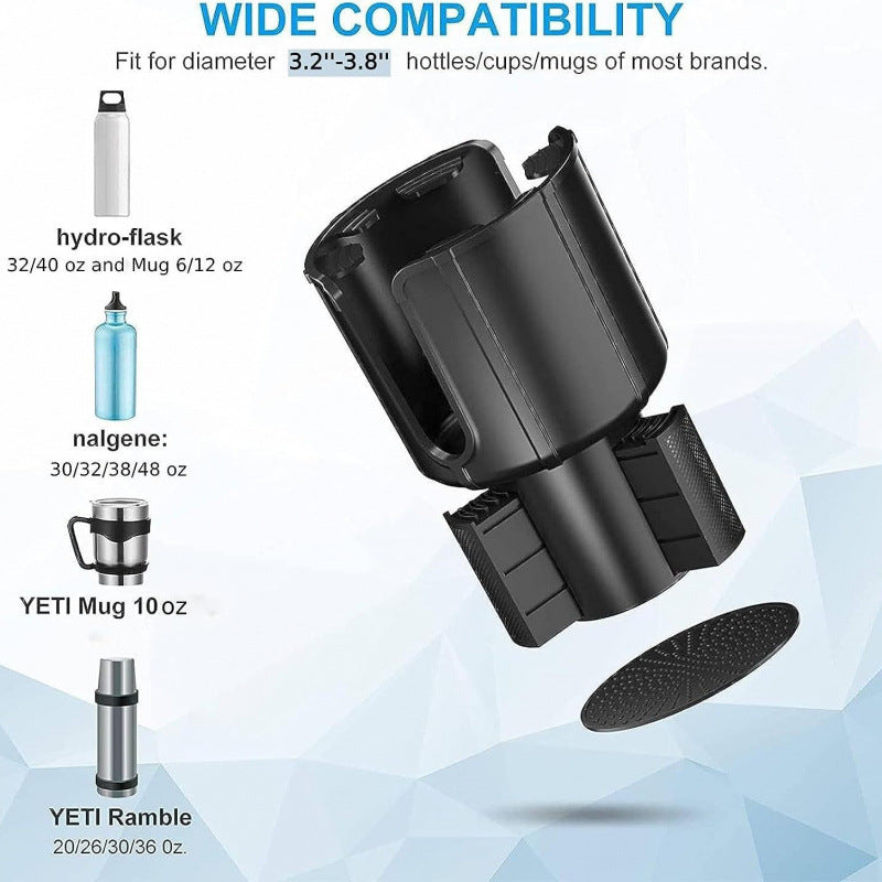 Expandable Car Cup Holder with Phone Stand