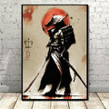Japanese Samurai Canvas Art Print