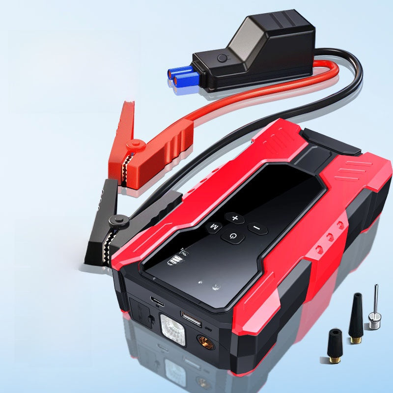 3-in-1 Portable Car Jump Starter & Air Compressor | 12V Battery Pack Power Bank