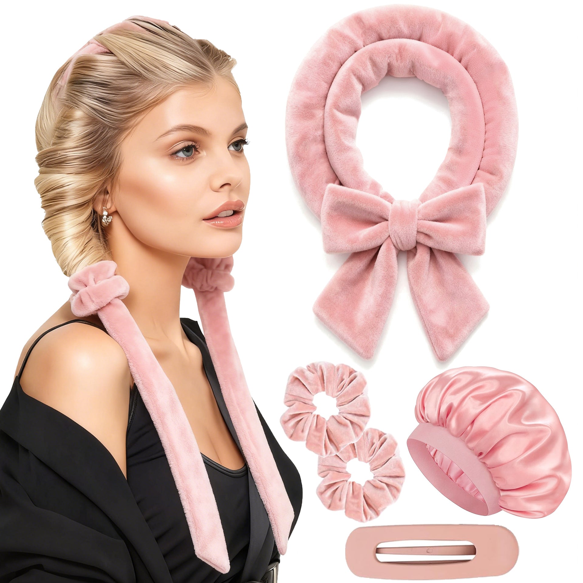 Soft Butterfly Bow Sleep Hair Coiler