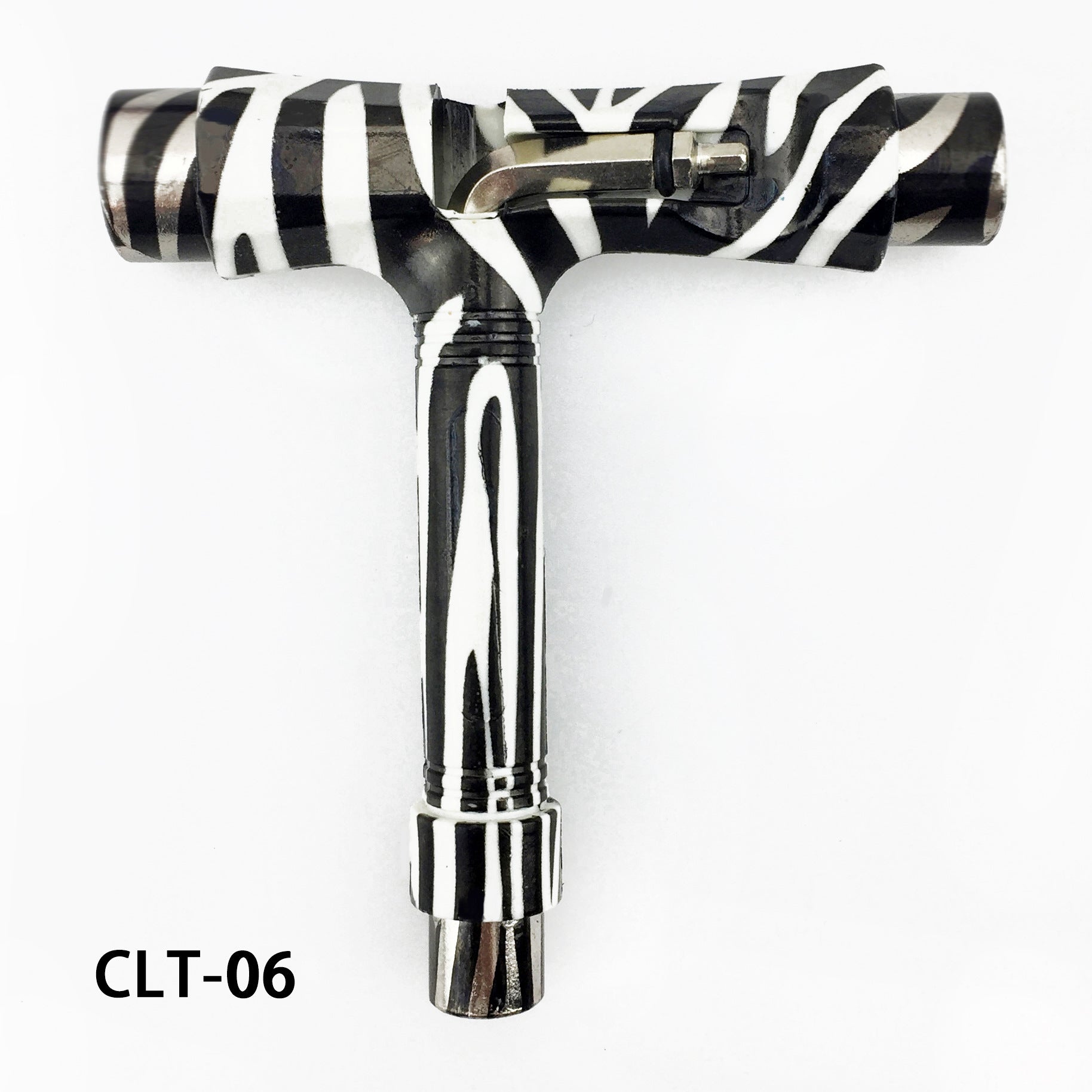 Multi-functional skateboard T-shaped tool