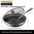 Stainless Steel Honeycomb Non-Stick Wok