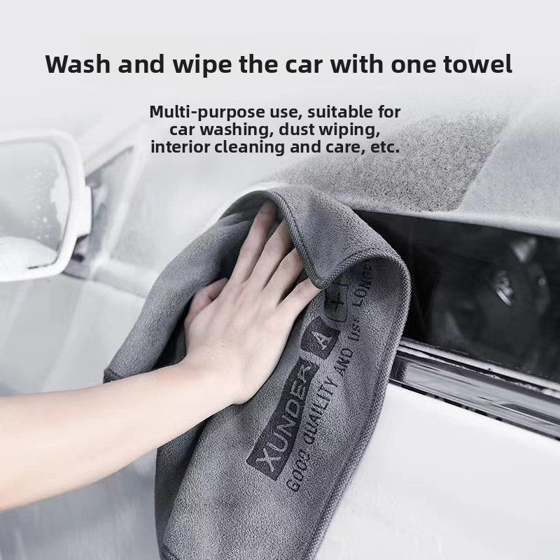 Professional Microfiber Automotive Detailing Towel – High-Absorption Scratch-Free Short-Velvet Cloth for Superior Paint Care