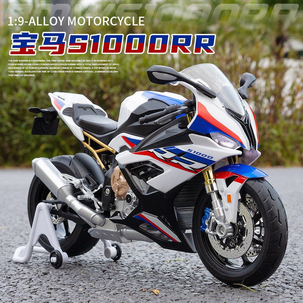 Simulation alloy motorcycle model