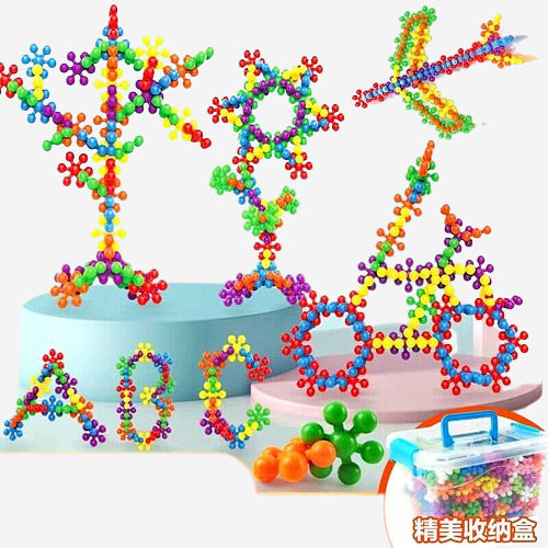 Rotatable Plum Blossom Building Blocks Educational Toy