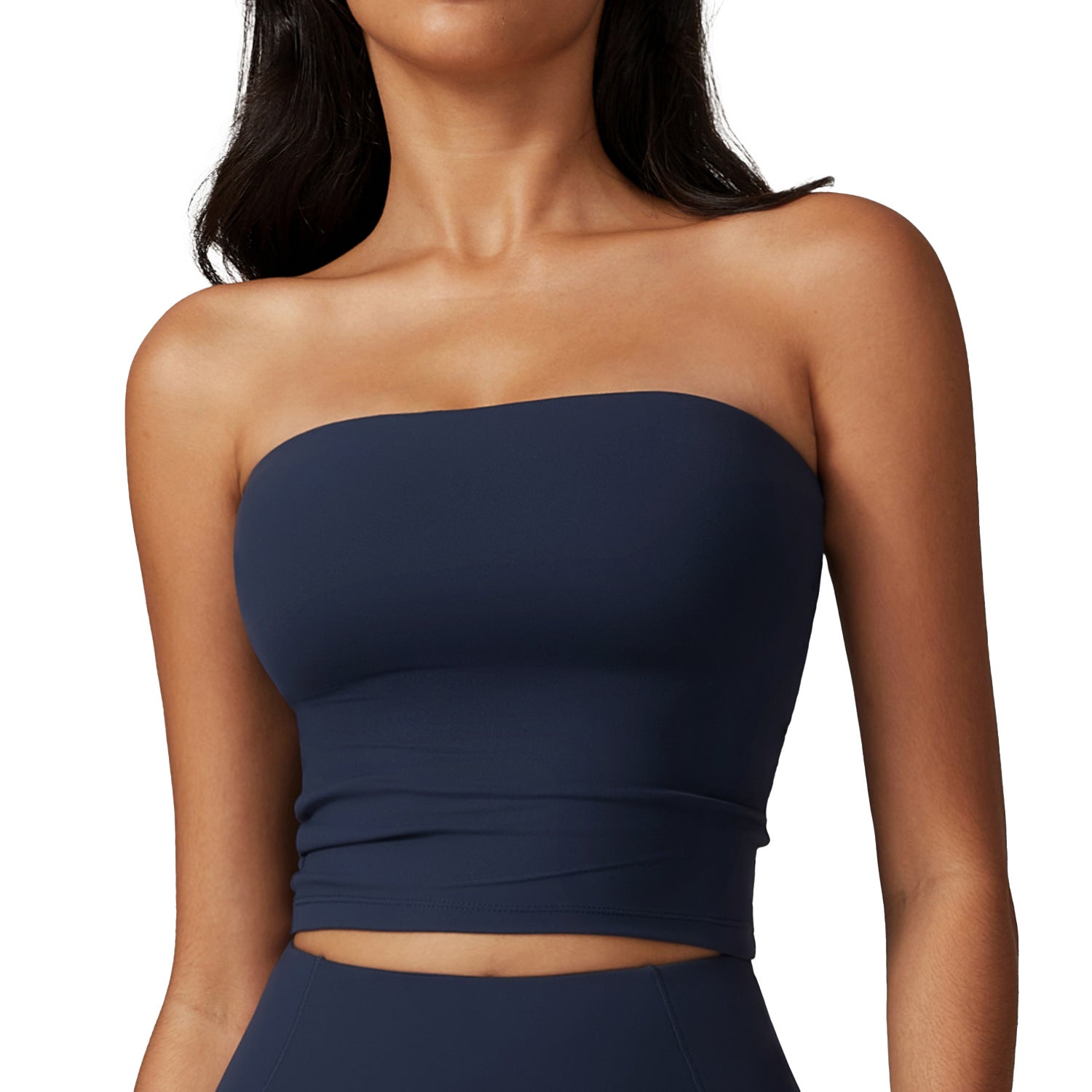 Strapless Sports Bra Yoga Top
