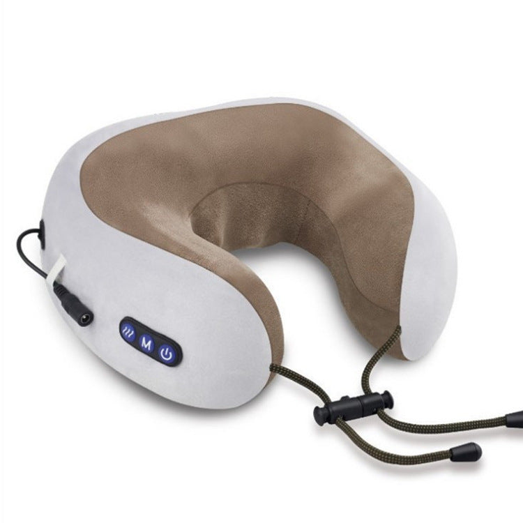 Multifunctional U-Shape Massage Pillow with Heating